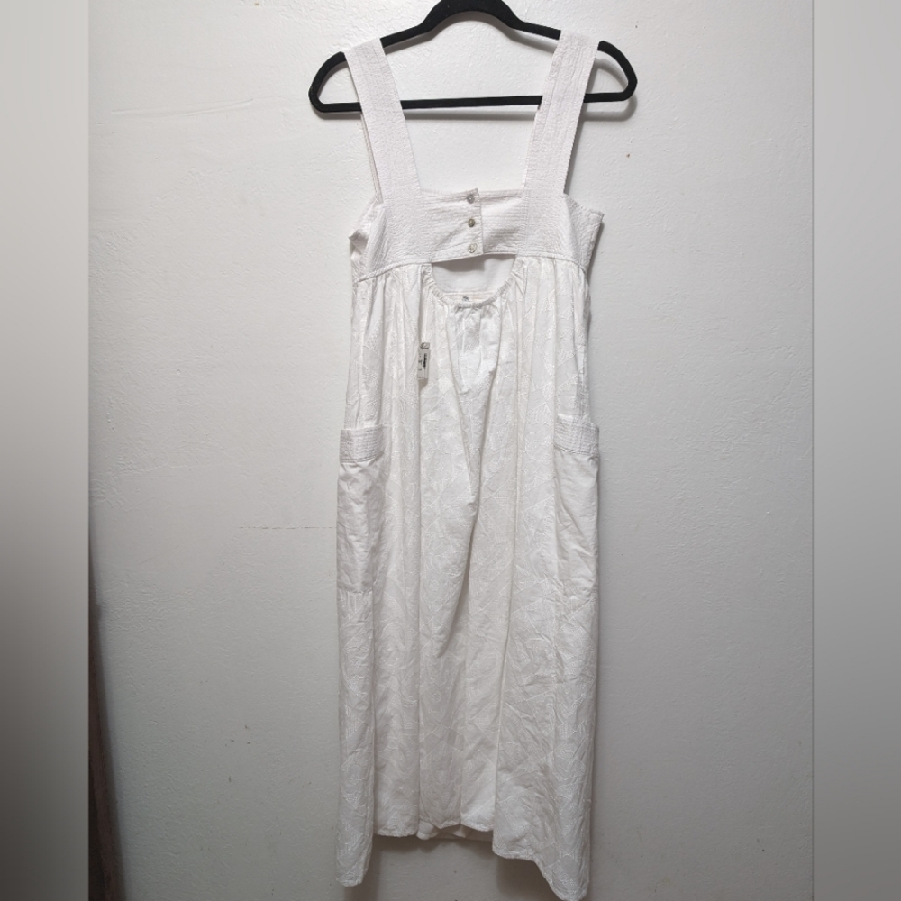 Madewell White Square‑Neck Maxi Sundress - Picture 7 of 9